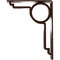 Ekena Millwork Maria Wrought Iron Bracket, (Triple center brace), Antiqued Copper 2"W x 7 1/2"D x 10"H BKTM02X07X10TMAACO - alternate 6